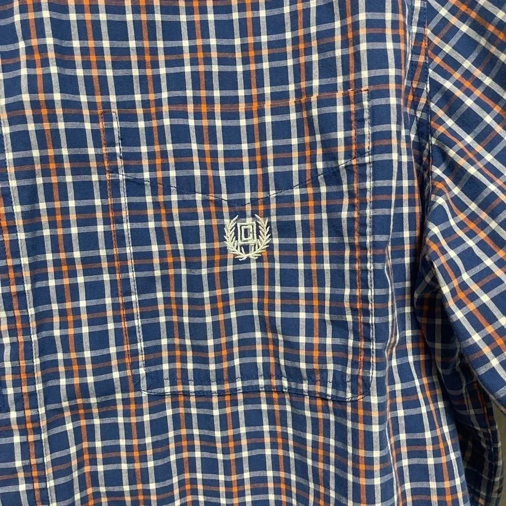 Chaps Vintage Plaid Men's Button Down Shirt Size XLT